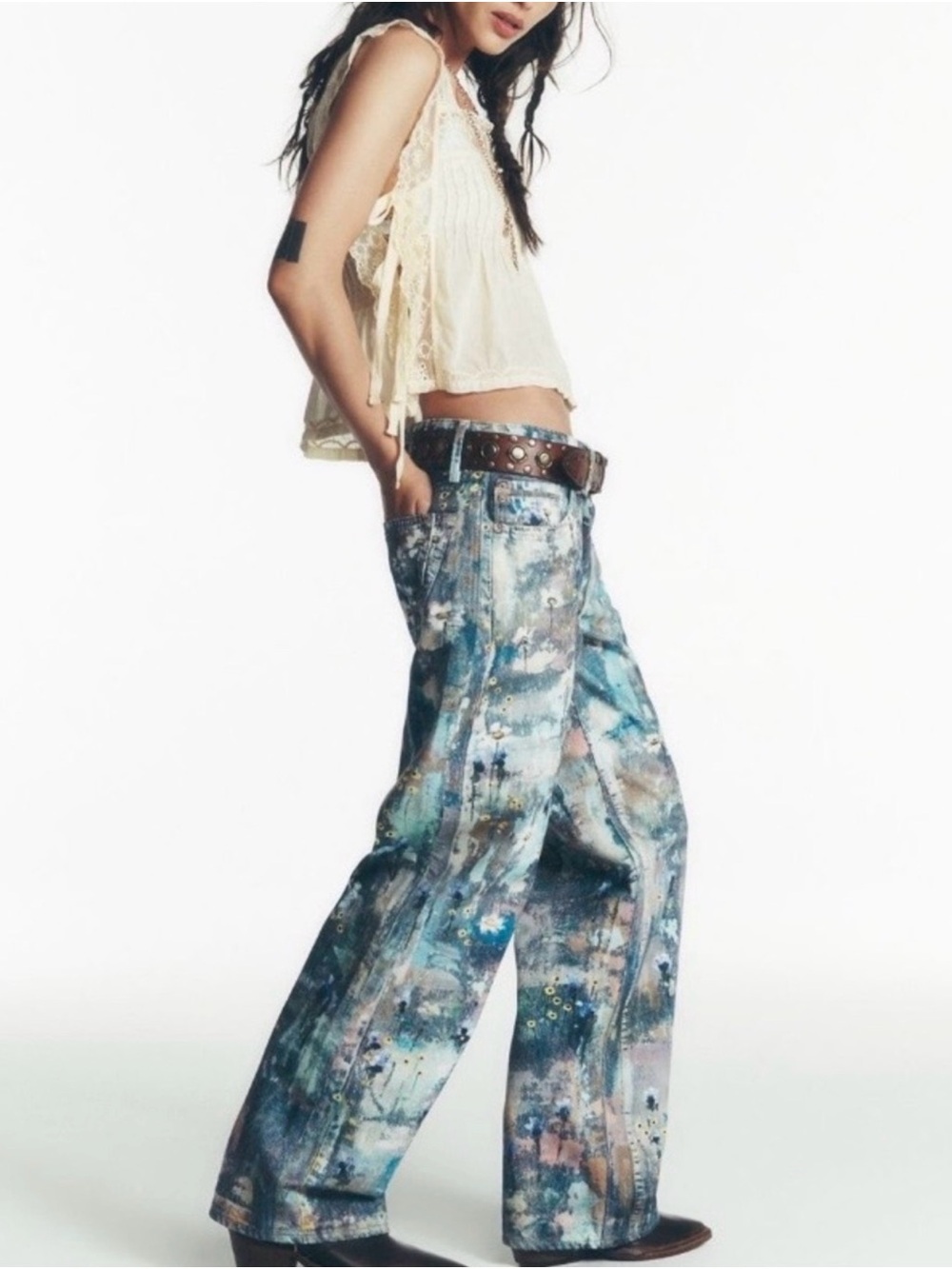 We The Free Low-Rise Illusions Jeans